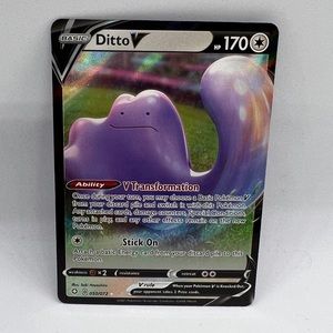 Ditto V 050/072 NM or Mint - Shining Fates Ultra Rare - Pokémon Card 2021